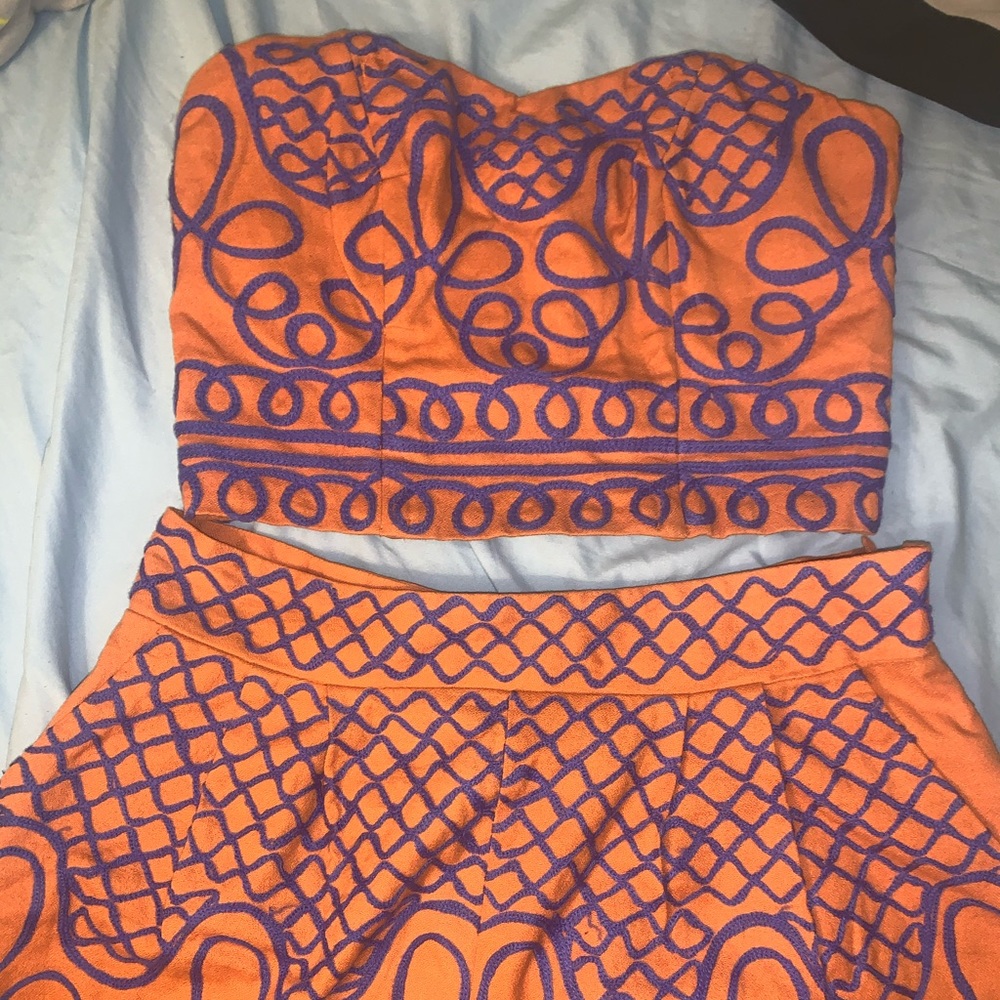 Two piece short set